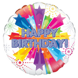 18" Bright Star Birthday Holographic