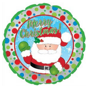 17" Waving Santa