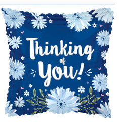17" Thinking of You Blue Daisies