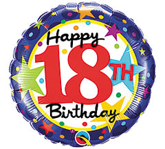 18" Happy 18th Birthday