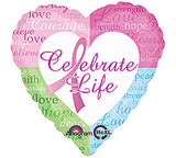 18" Celebrate Life Heart