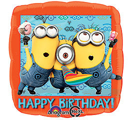 18" Happy Birthday Minions