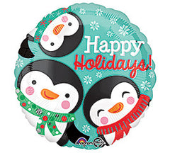 17" Happy Holidays Penguin