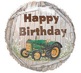 18" Happy Birthday Tractor