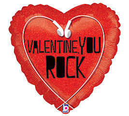 18" Valentine's You Rock