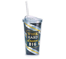 Work Hard Dream Big Travel Cup