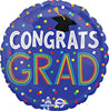 18" Graduation Colorful Dots