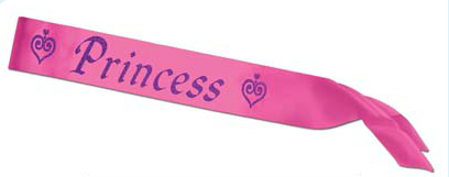 Pink Princess Sash