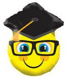 18" Grad Emoji