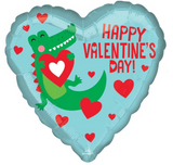 17" Valentine Gator Heart