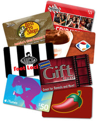 $25 Retail Gift Cards