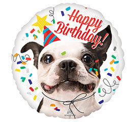 18" Happy Birthday Dog