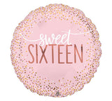 18" Happy Birthday Sweet 16 Blush