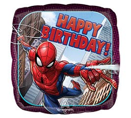 18" Happy Birthday Spiderman