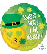 18" St Patrick's Day Kiss Me I'm Irish